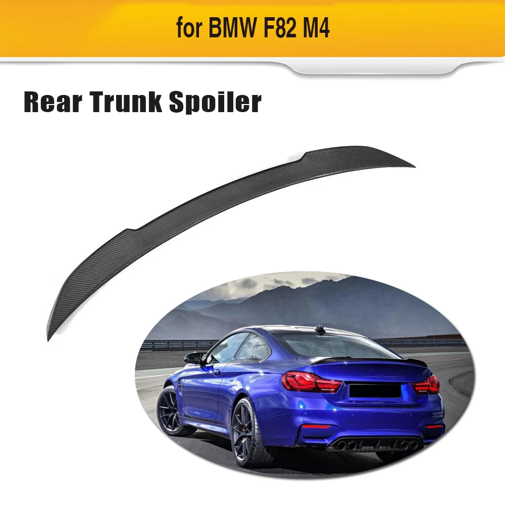 

Trunk Lip Spoiler for BMW F82 M4 Coupe 2014 - 2018 Rear Trunk Spoiler Carbon Fiber