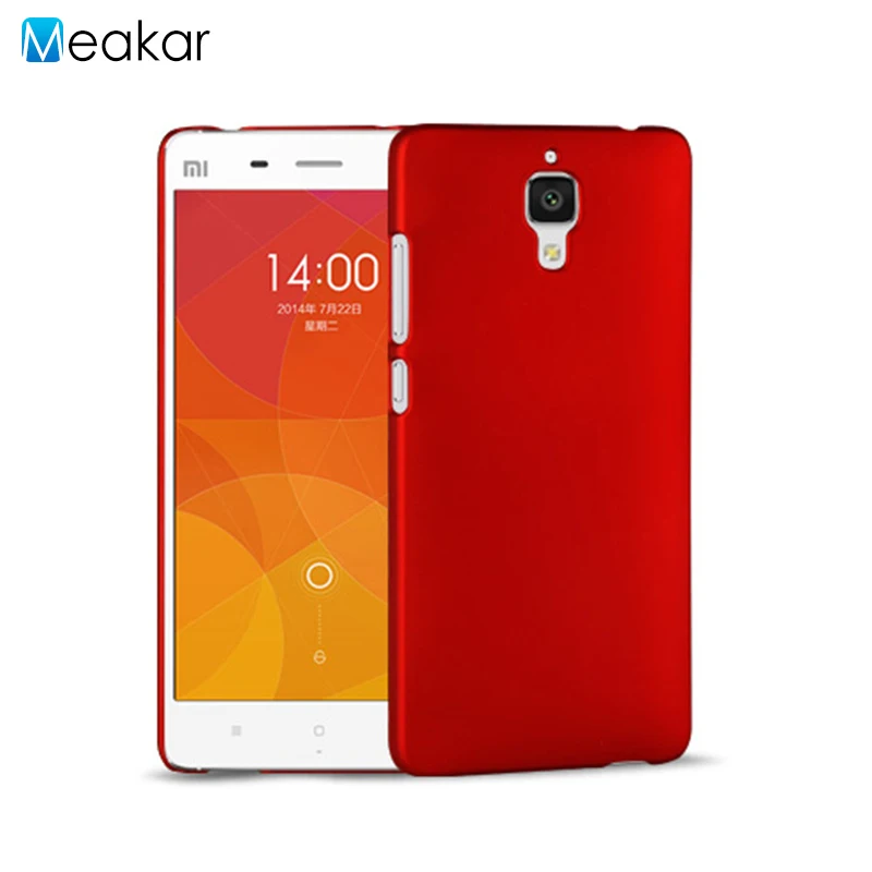 Матовый пластиковый чехол 5 0 дюйма для Xiaomi Mi4 Mi 4 Lte Задняя панель телефона чехол|case