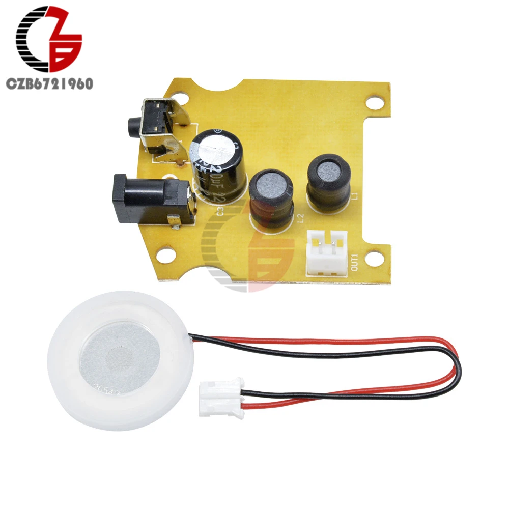 D20mm 113KHz Ultrasonic Mist Maker Atomizing Fogger Ceramic Humidifier3.7-12V RU