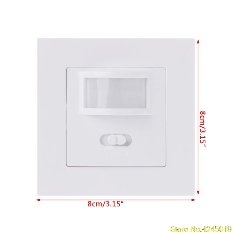 Высокое качество AC 110 V-240 V инфракрасный датчик движения Сенсор встраиваемый настенный модуль выключатель света