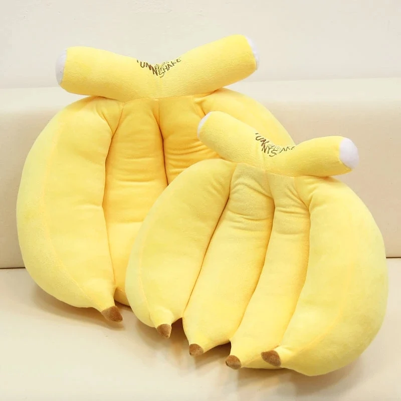 

Attractive lovely banana pillow soft plush toys household decorations the gift to friends or family
