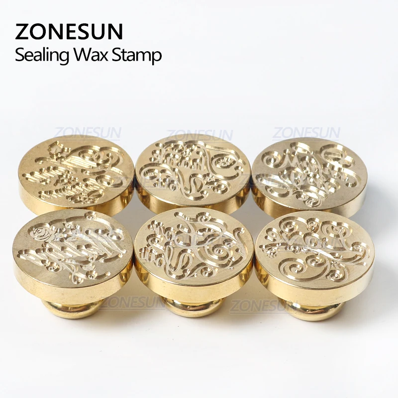  ZONESUN Blessing Phrase Seal Stamp with Wood Handle for Gift Packing Letter Envelopes Parcels Weddi - 33051303806
