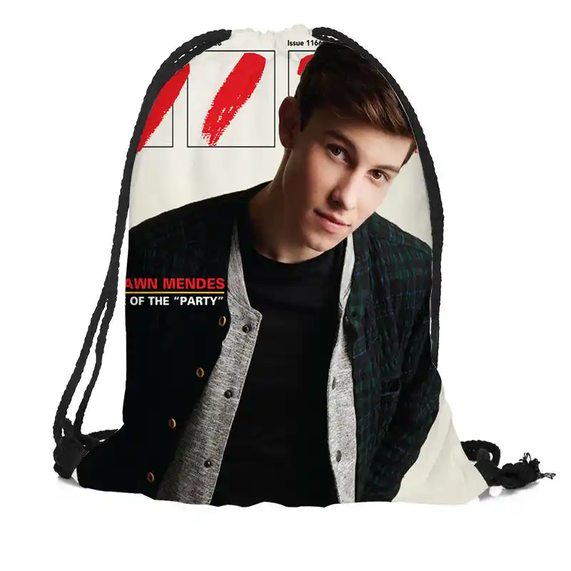shawn mendes drawstring bag