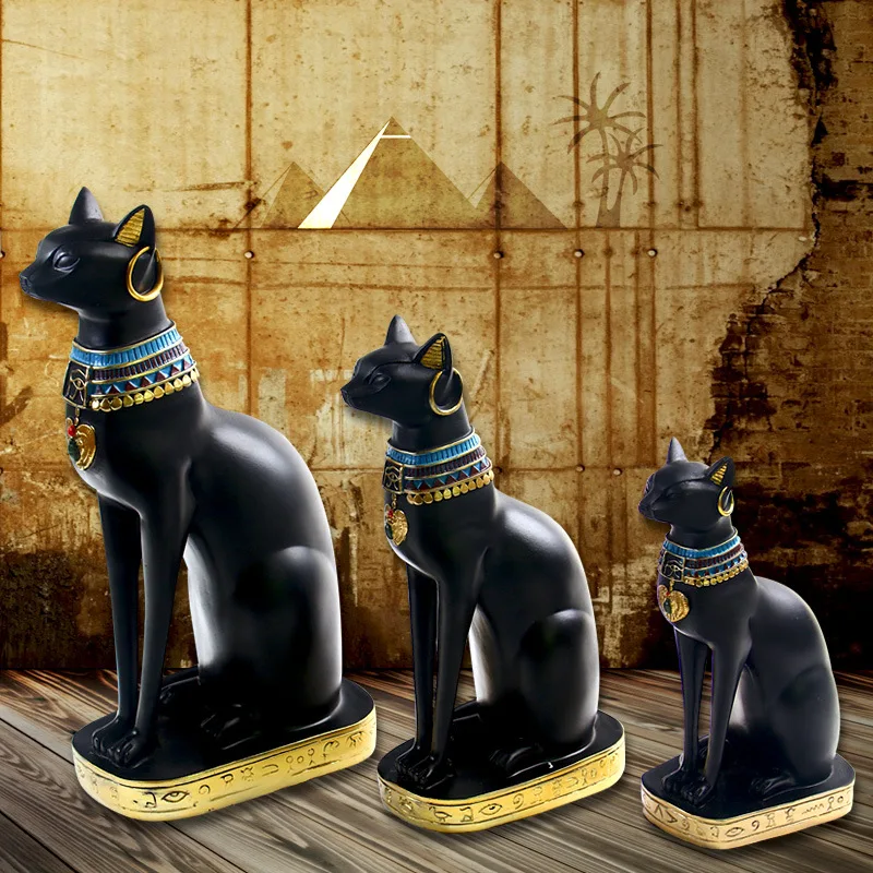 Home decor Египте кошка дом Декор старинное украшение домашний декорд в деревенском стиле аксессуары для дома повезло смолы черный Бог Home decor Египте кошка дом Декор старинное украшение домашний декорд в деревенском стиле аксессуары для дома повезло смолы черный Бог
