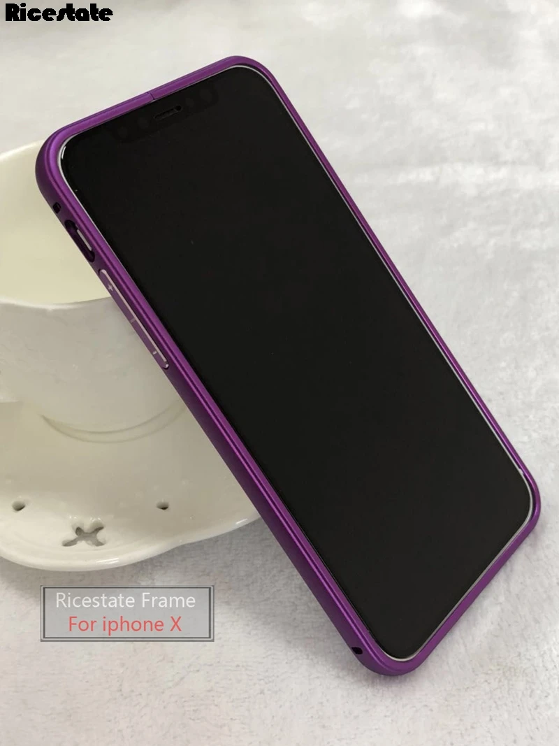 Ультратонкий алюминиевый металлический бампер для iphone X, 6, 6 S, 7, 8 Plus, для iphone 5, 5S, SE, защитный чехол, металлический бампер