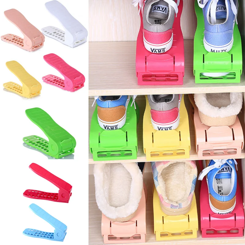6 шт./Лот органайзер для обуви|shoe rack organizer|shoe saving spacespace organizer |