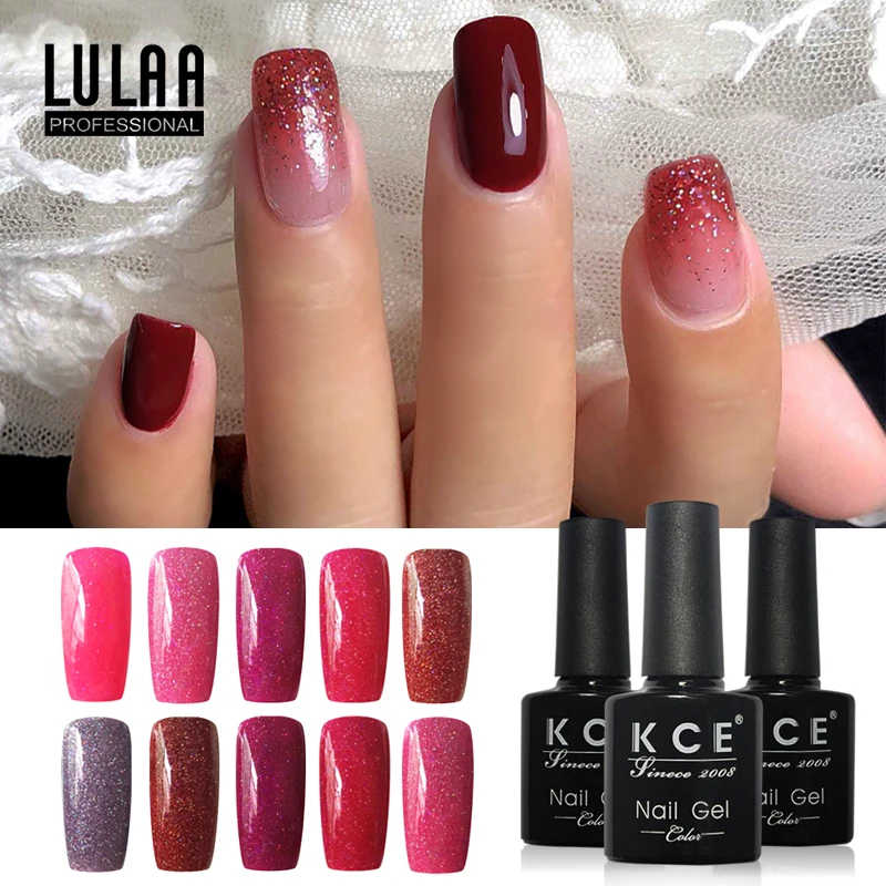 

nail art gel polishflash color neon change gradient environmental protection lasting easy to peel off