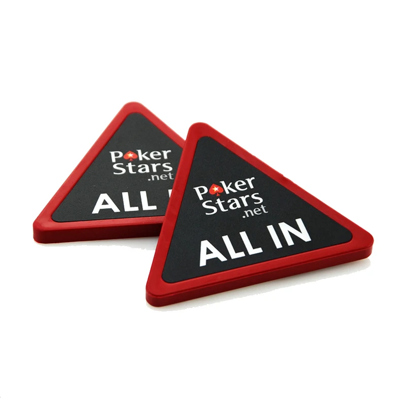 Pokerstars All In 75мм Poker Accessories Большой Размер фишки покер Poker Stars All In Poker Dealer Button