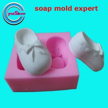 

3D Shoe DIY Silicone Soap Mold Food Grade Chocolate Sugar Craft Mold Decorating Silicone Molds