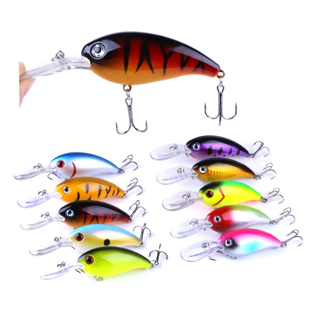 

Brand fishing lures sea trolling minnow artificial Hard bait 10cm/14g Big Wobblers Quick dive bait carp crankbait pesca jerkbait