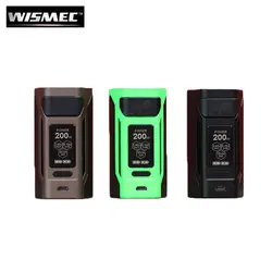 Оригинальный wismec reuleaux RX2 20700 200 Вт RX2 20700 коробка MOD Vape 1,3 дюйм также можете Создано 18650 Батарея электронные сигареты