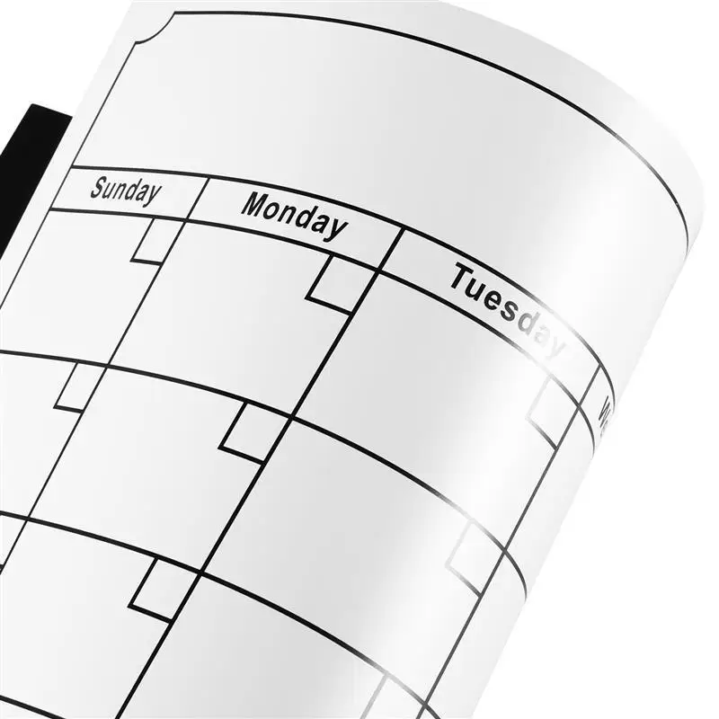 Магниты на холодильник магнитный календарь съемный Еженедельный планировщик чертеж ежемесячная Планерная доска холодильник расписание магнит стикер