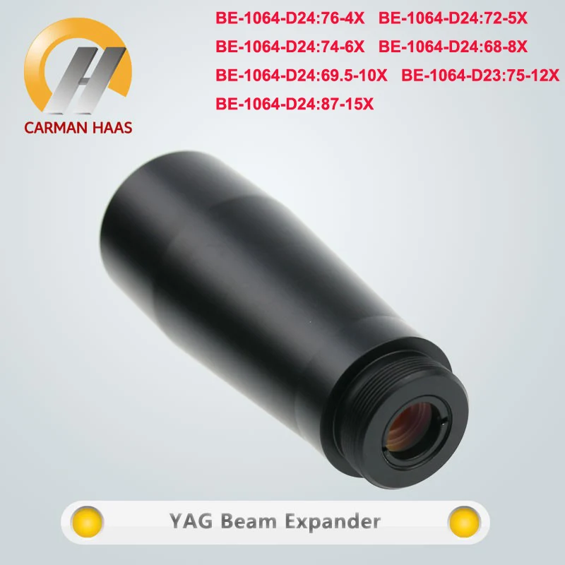 Carmanhaas волоконно YAG 1064nm 4X 5X 6X 8X 10X 12X 15X расширитель пучка M22* 0,75 для лазерная маркировочная машина для резки