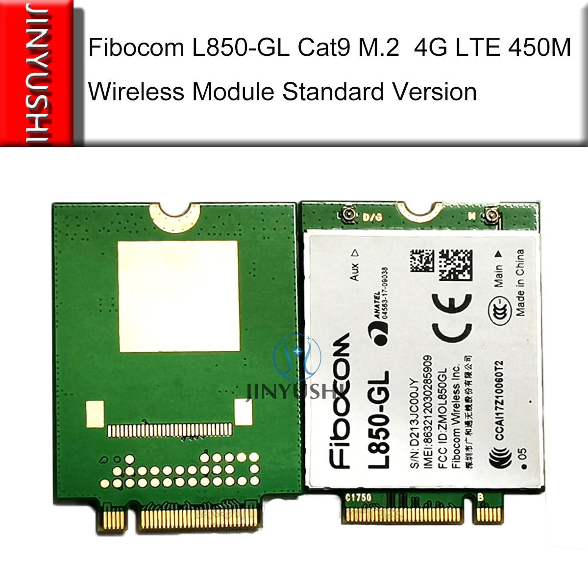 JINYUSHI for New Original Fibocom L850-GL M.2 LTE-FDD/LTE-TDD/WCDMA 4G cat9 450M wireless module free shipping