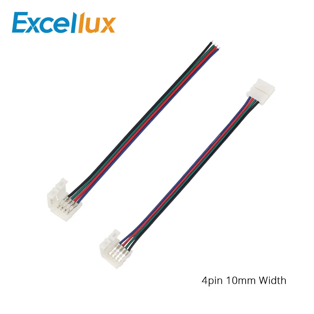 5pcs Free Soldering 4PIN RGB Connector Led Strip Accessories Corner
