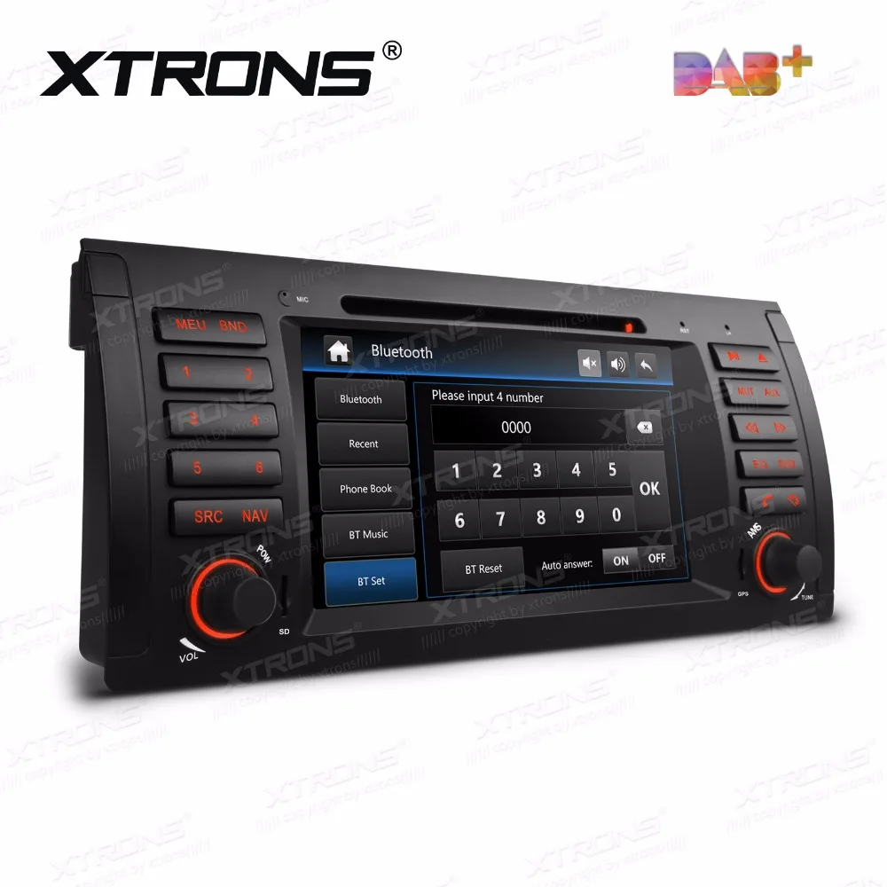 XTRONS 7 дюймов WinCe Радио DVD плеер 2 din DAB + Canbus GPS навигации для BMW X5 E53 1999 2000 2001 2002 2003 2004 2005