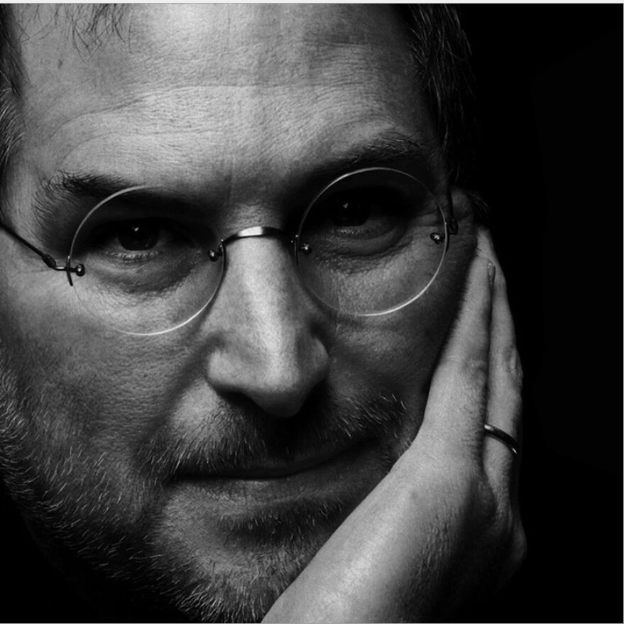 Pure Titanium Frameless Eye Glasses Frame For Men Retro Round 46mm