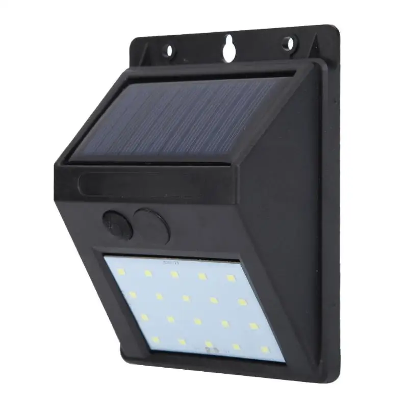 

20LED Solar Light Waterproof Outdoor Garden Pathway Light Control Wall Lamp Fence Stair Pathway Yard Security Solar Lamp Motion