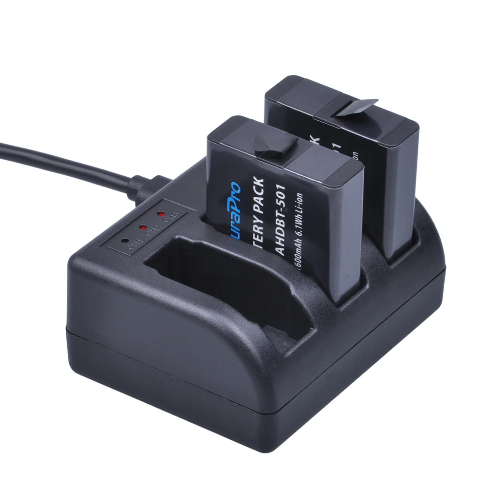 Устройство DuraPro для зарядки аккумуляторов 501 AHDBT AHDBT501 1 шт.|chargers for camera|charger forcharger gopro