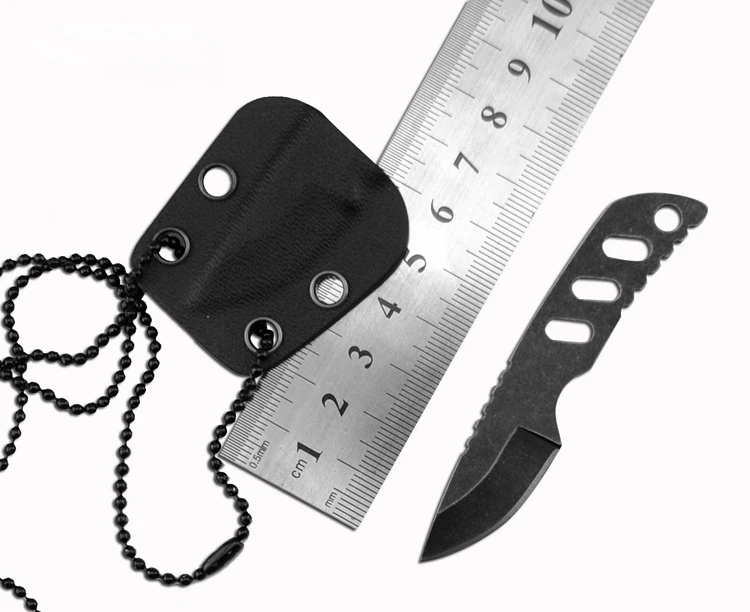 MARS MADAM X1810 Small Survival Neck Knife Fixed Blade Camping Knife