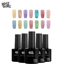 Girl2girl 8 ML Soak Off UV Гель для ногтей гель для ногтей Nail Art Маникюр Ногти Гель-лак для ногтей Лаки желе Marcaloon комплект