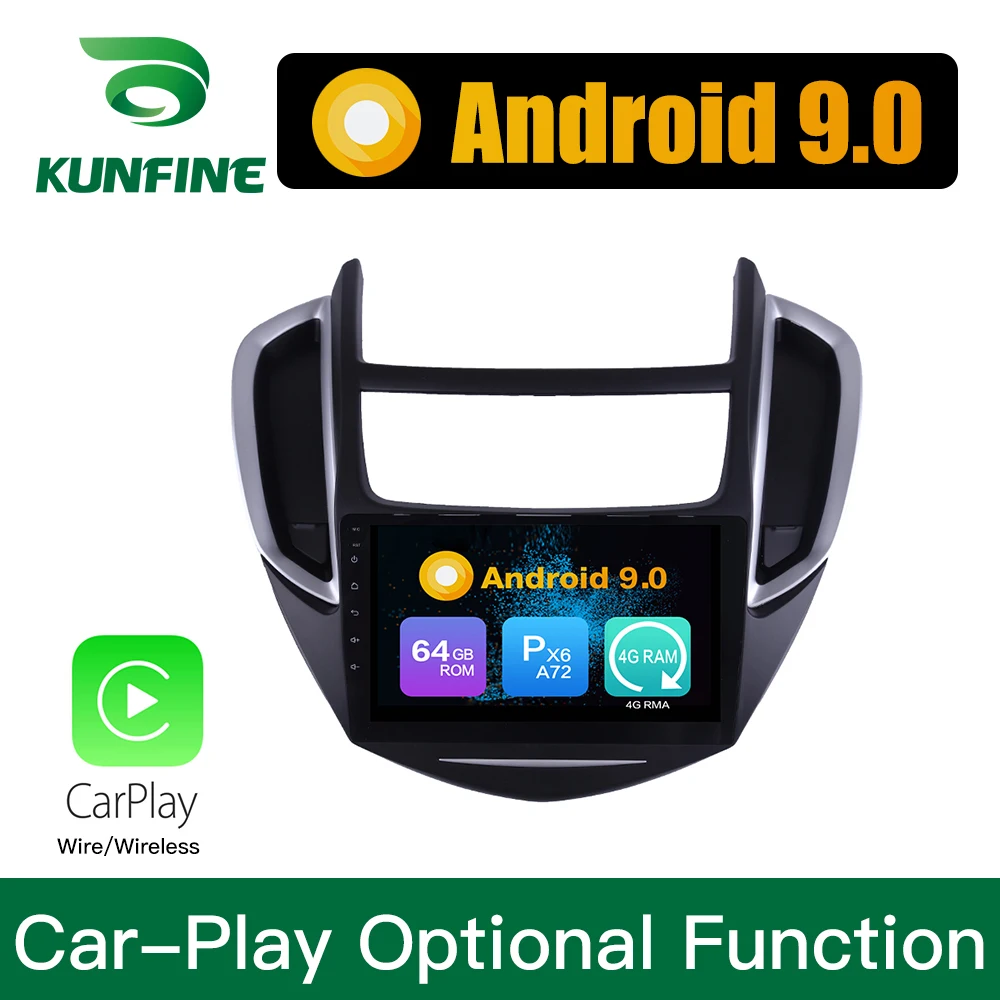 

Android 9.0 Ram 4G Rom 64G PX6 Cortex A72 Car DVD GPS Multimedia Player Car Stereo For Chevrolet TRAX 2014-2016 Radio Headunit