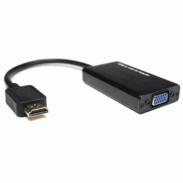 Прямая поставка 5 шт./лот 1080 P HDMI в VGA видео преобразователь аудиовизуальных систем Кабель-адаптер для планшетных ПК DVD HDTV