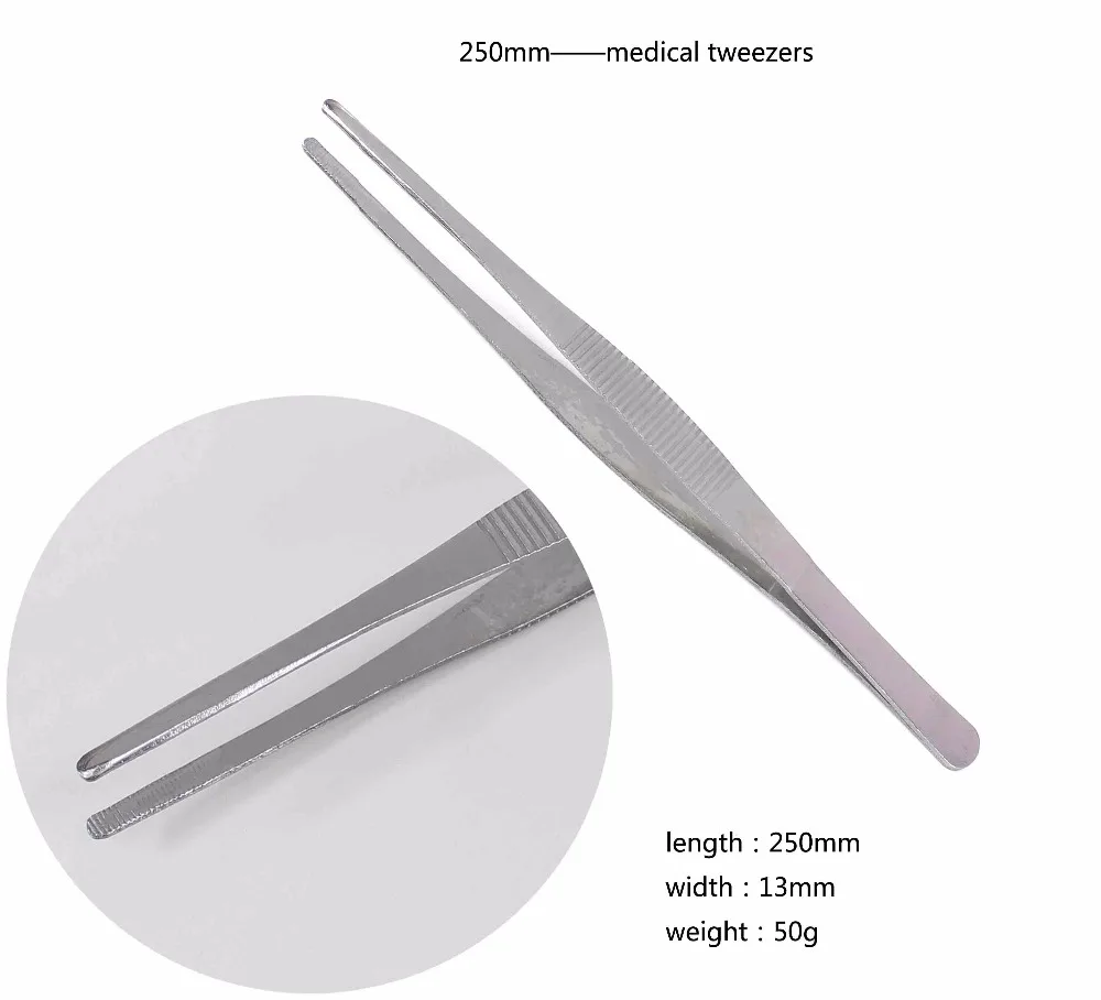 250mm medical tweezers