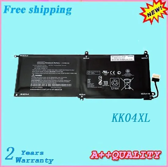 

Free shipping 100% New KK04XL Laptop battery For HP HSTNN-IB6E Pro x2 612 G1 Tablet 753703-005 battery