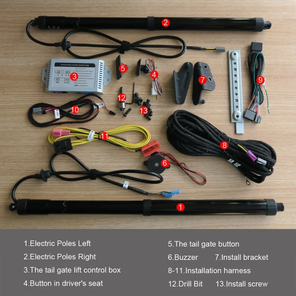 Auto Smart Electric Tail Gate Lift For Ford Focus Remote Auto Smart Electric Tail Gate Lift For Ford Focus Remote Control Drive Seat On Set Height Avoid Pinch In Trunk Lids Parts From