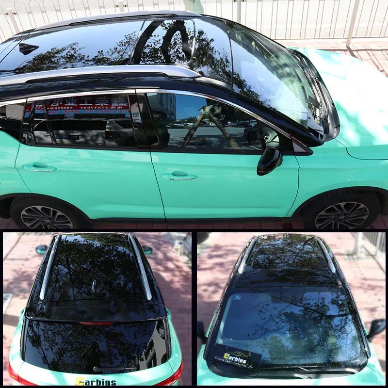 Carbins Глянцевая наклейка на крышу автомобиля панорамная краска DIY Защитная пленка