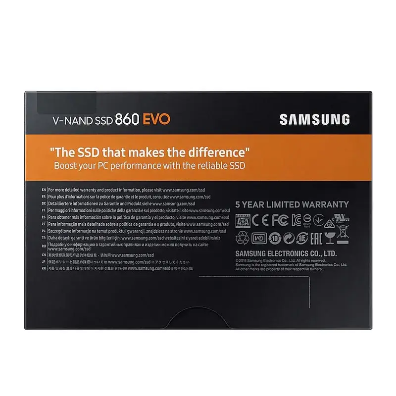 Samsung 1 ТБ ssd HDD 2," 250 ГБ 500 2 ТБ 4 ТБ Sata HDD intel V-NAND 860 EVO флэш-память твердотельный накопитель портативных жесткого диска