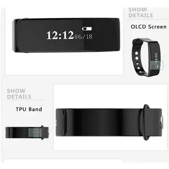 

TLW05 Smart Wristband Bluetooth Caller Information Reminder Touch Screen Anti-Lost Careful Reminder Sports WatchSmart Watch