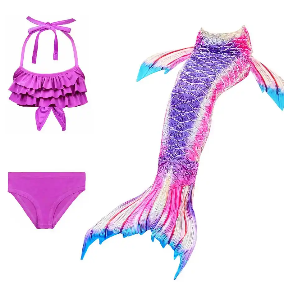 mermaid 3 piece swim set