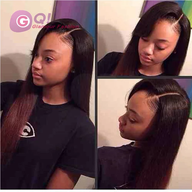 Gq Side Part Silky Straight U Human Hair Wigs 100 Peruvian Gq Side Part Silky Straight U Human Hair Wigs 100 Peruvian Wig