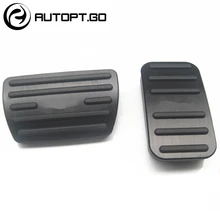 Preto Não-Slip Auto Acelerador Freio Pedal Pad Substituição Da Tampa Kit Fit Para 2017 Honda CRV