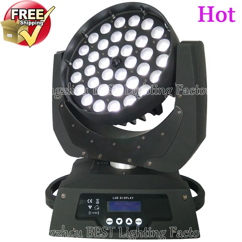

3pcs/lot led zoom wash moving head light 36x12w tianxin rgbw 4in1 dmx wash mobile head light