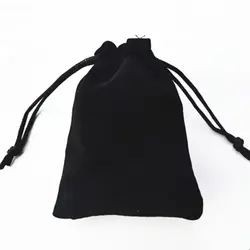 2019 горячие модные подарочные мешочки фланелевые Сумки 7*9 см высококлассные сумка из черного бархата Ювелирные изделия сумки Шкатулка