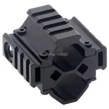 Крепление для охотничьего ружья с тремя рейками, с 2 слотами, фонариком, лазерным прицелом, 20 мм, Пикатинни Вивер, рейка