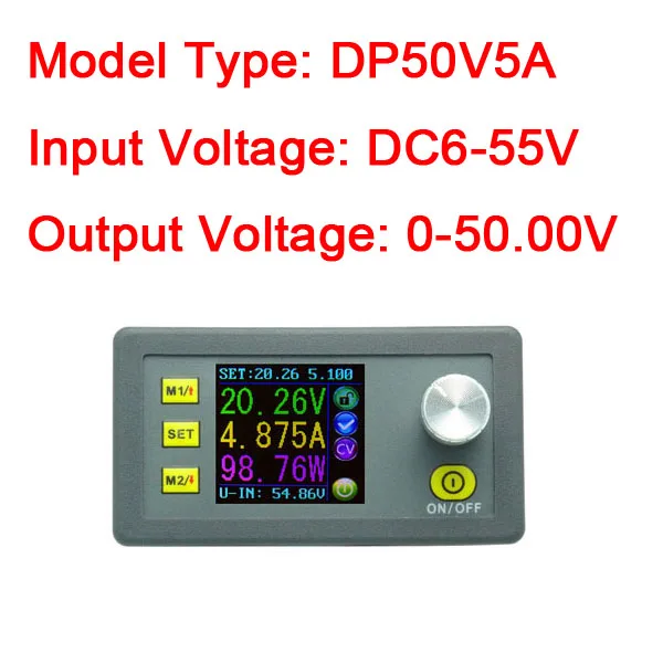 

Digital Programme 5A DC 50V 5V 12V Step-down Regulated Power Supply Volt ammeter