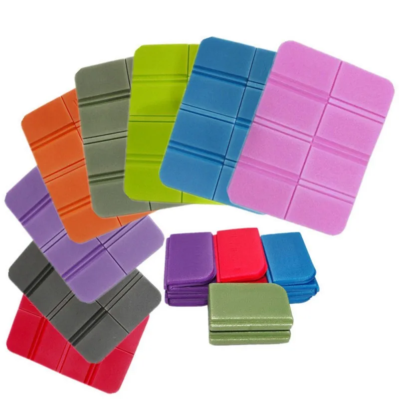 في الهواء الطلق التخييم حصيرة للطي خفيفة الوزن المحمولة الحرارة الباردة معزول للماء صامد للرطوبة الجلوس وسادة مقعد وسادة