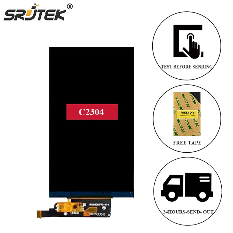 imágenes para Srjtek Para Sony para Xperia C Dual C2304 C2305 S39H S39 LCD Pantalla de visualización de Matriz Interior Panel de la Pantalla LCD Lente Para Sony S39H C2305 imágenes para Srjtek Para Sony para Xperia C Dual C2304 C2305 S39H S39 LCD Pantalla de visualización de Matriz Interior Panel de la Pantalla LCD Lente Para Sony S39H C2305