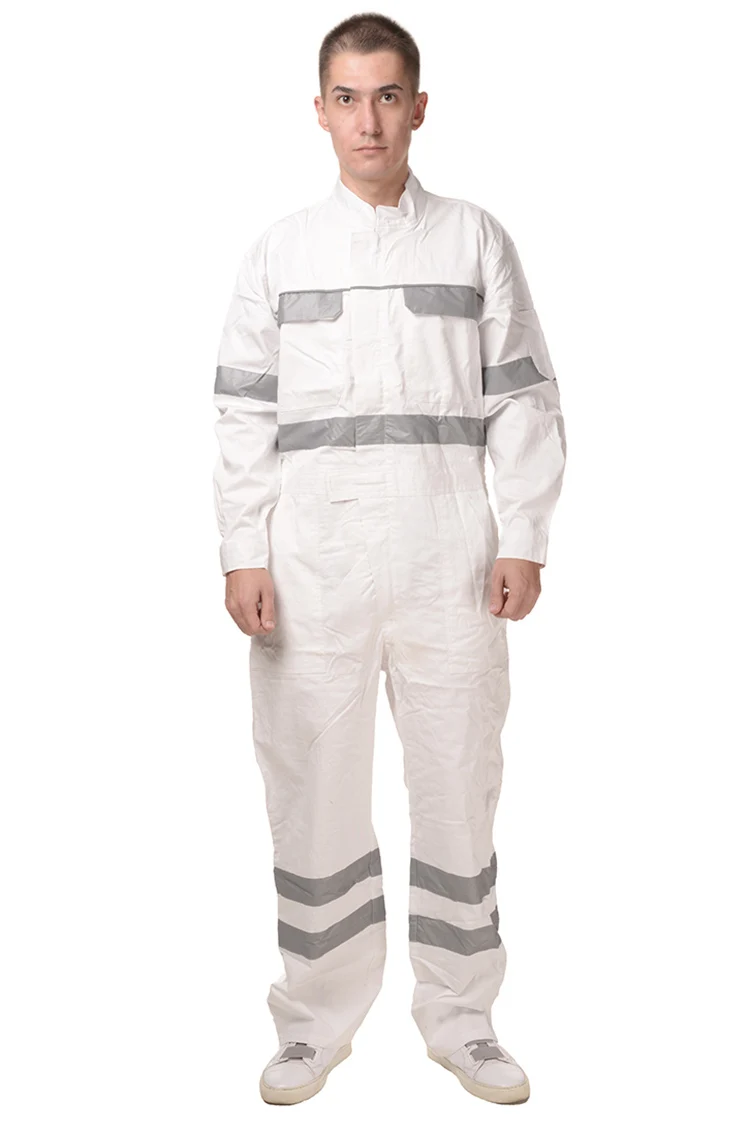 Work Coveralls Men Women Long Sleeve Wear-resistant Working Overalls Reflective Strip Safety Clothing Repairman Factory Uniforms (22)