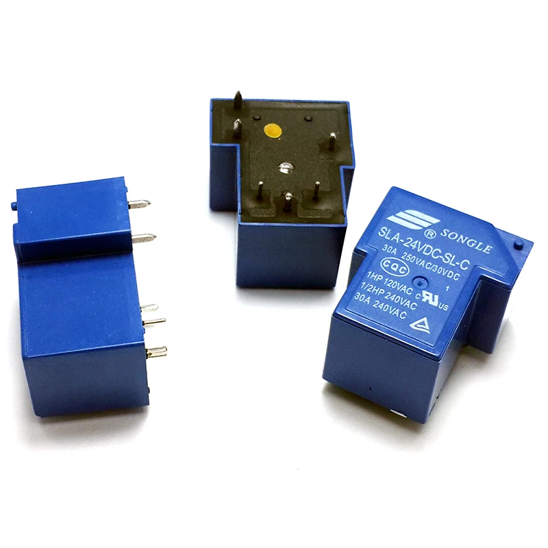 

6pin 24V 30A Sealed relay Songle brand large current sealed relay