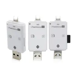 3 в 1 считыватель карт памяти SD/TF Micro SD карта адаптер с USB Micro USB интерфейсы компьютерные компоненты