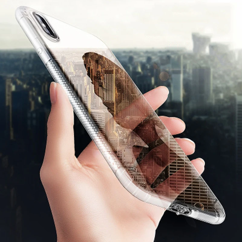 

Phone case Ultra Thin Transparent Clear TPU Silicone Case for iPhone XS MAX XR Protect Rubber Phone Case 8 for iPhone 8 7 Plus