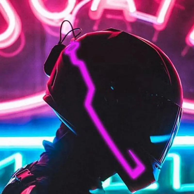 

Motorcycle Helmet Light LED Signal Flashing Stripe Night Motocross Riding Helmet Kit Luminous Modified Strip Helmet DIY Sticker