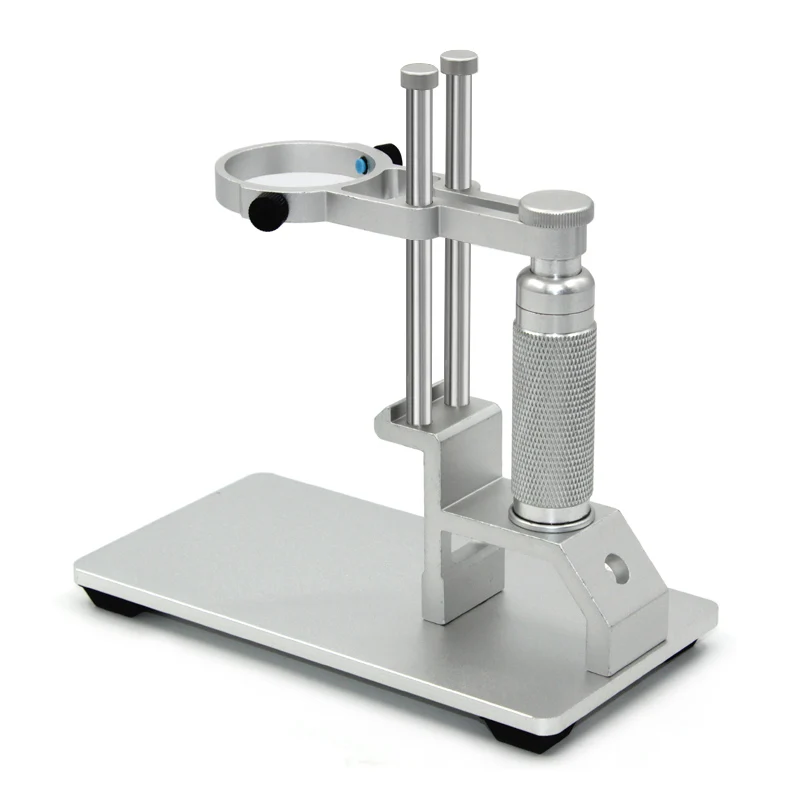 Цифровой микроскоп, алюминиевый сплав, подъемная подставка, регулируемый микроскоп, подставка для рук, рабочая сцена с головным держателем, кольцо 42 мм для ремонта