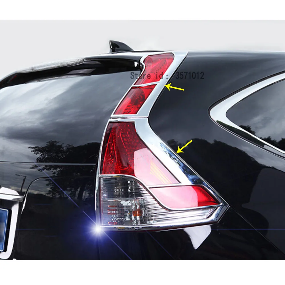 Для Хонда сrv CR-V 2012 2013 кузова задний хвост светильник лампы детектор frame stick Хром покрытие из АБС-пластика с отделкой переключатель
