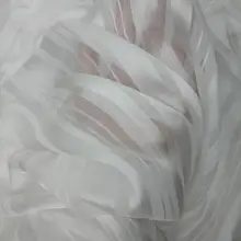 Шифон креп шелковистые полоски тонкий Белоснежка мягкий дышащий DIY платье Блузка ткань 100 см* 150 см